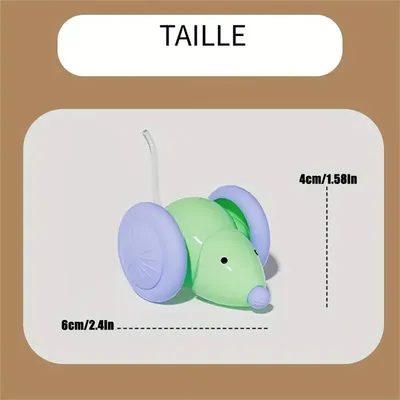 MCBOSON Jouets pour chat et souris