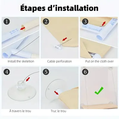 MCBOSON Hamac pour fenêtre pour chat