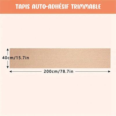 MCBOSON Tapis grattoir pour chat auto - adhésif