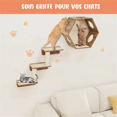 MCBOSON Tapis grattoir pour chat auto - adhésif
