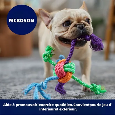 MCBOSON Jouet en corde pour chien