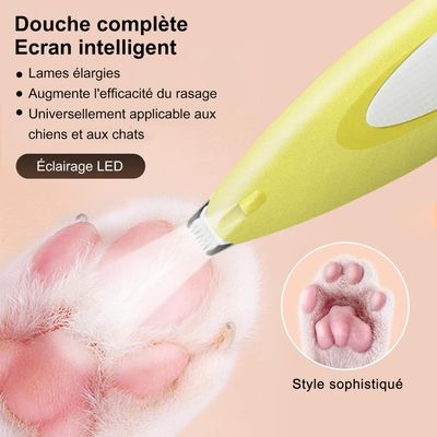 CoolPetGear Tondeuse pour Chien Rasoir pour Chiens Chat Faible Bruit