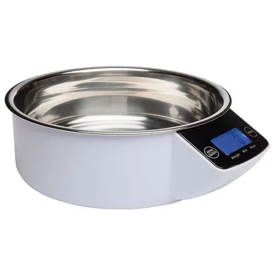 MCBOSON Dispensador de alimentos con peso