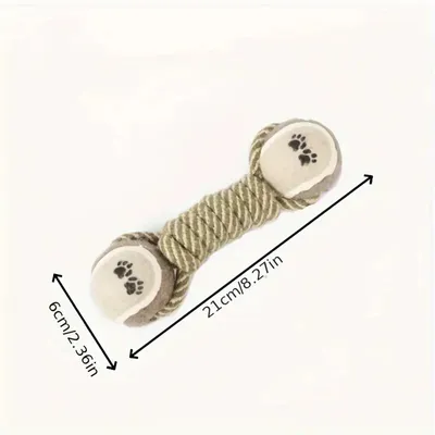 MCBOSON Balle d'attache pour le nettoyage buccal du chien