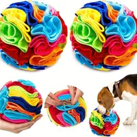 MCBOSON Balle jouet interactive pour chien, peut fuir de la nourriture