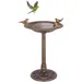 GIANTEX Bain d'oiseaux Plateau de Diamètre 50CM, Abreuvoir Oiseaux