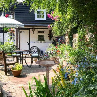 GIANTEX Bain d'oiseaux Plateau de Diamètre 50CM, Abreuvoir Oiseaux