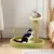 GIANTEX Petit Arbre a Chat Design Avocat avec 2 Jouets, Colonne Griffoir