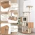 GIANTEX Arbre à Chat, 6 Niveaux, Plateformes, Condos, Poteaux en Sisal