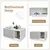 GIANTEX Maison de Toilette pour Chat en Bois, Meuble Litière Double Portes