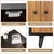 GIANTEX Maison de Toilette pour Chat en Bois, Meuble Litière Double Portes GIANTEX Maison de Toilette pour Chat en Bois, Meuble Litière Double Portes