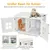 GIANTEX Katzenklo, Katzentoilettenmöbel mit Belüftungslöchern GIANTEX Katzenklo, Katzentoilettenmöbel mit Belüftungslöchern