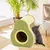 GIANTEX Griffoir pour Chats en Forme d'Avocat avec Tapis, Entrée Spacieuse