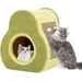 GIANTEX Kratzbaum Für Katzen In Avocado-Form Mit Matte,Großzügiger Einstieg