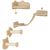 PawHut - plateformes parcours mural chat 4 pièces - beige