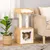 PawHut - arbre à chat multi-équipement H.81 cm - effet bois clair PawHut - arbre à chat multi-équipement H.81 cm - effet bois clair
