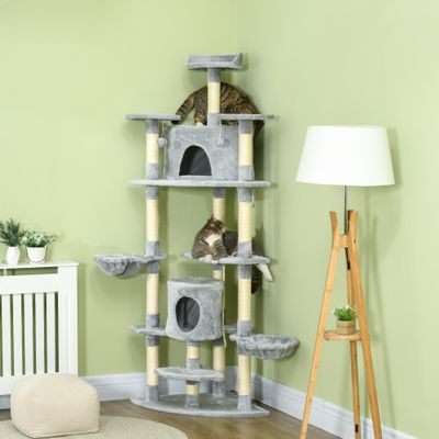 PawHut ? Arbre à chat griffoirs niches hamacs plateformes boules corde