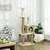 PawHut - arbre à chat style cosy chic H.128 cm - naturel