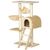 PawHut - arbre à chat multi-équipement H.98 cm - beige
