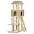 PawHut - arbre à chat style cosy chic H.131 cm - beige