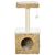 PawHut - arbre à chat style cosy chic H.83 cm - naturel