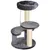 PawHut - arbre à chat multi-équipement H.65 cm - gris