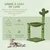 PawHut - arbre à chat design cactus H.60 cm - vert