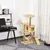 PawHut - arbre à chat multi-équipement H.130 cm - beige