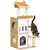 PawHut - arbre à chat multi-équipement H.133 cm - blanc hêtre clair PawHut - arbre à chat multi-équipement H.133 cm - blanc hêtre clair