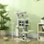 PawHut - arbre à chat multi-équipement H.104 cm - gris