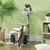 PawHut - arbre à chat multi-équipement H.87 cm - gris clair