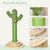 PawHut - griffoir chat design cactus H.60 cm - vert