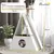 PawHut - niche chat design triangulaire H. 69 cm - blanc PawHut - niche chat design triangulaire H. 69 cm - blanc