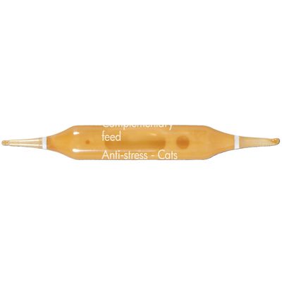 Ampoules anti-stress pour chat, valériane et passiflore, 18 ampoules de 1 m