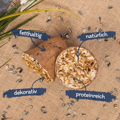 Lyra Pet® Protein Boost Futterglocke mit Mehlwürmern Lyra Pet® Protein Boost Futterglocke mit Mehlwürmern