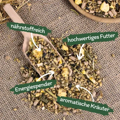 Lyra Horse® Muesli aux herbes Aliments pour chevaux