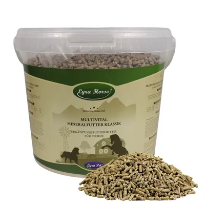 Lyra Horse® Multivital aliment minéral classique en seau