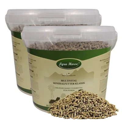 Lyra Horse® Multivital aliment minéral classique en seau
