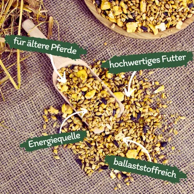 Lyra Horse® Senior Muesli Alimentation pour chevaux