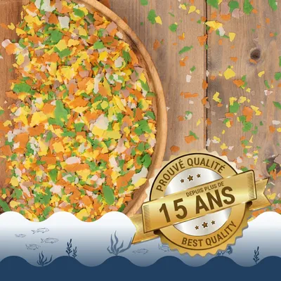 Lyra Pond Pond Multi Flakes aliment pour bassin en seau