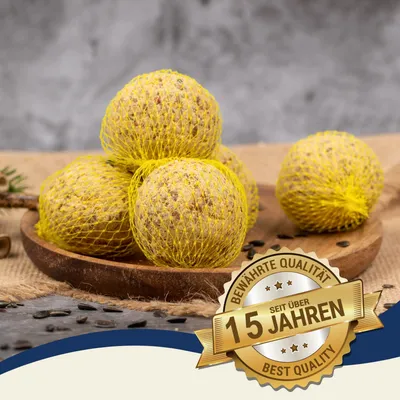 Lyra Pet® Boulettes de mésanges Basic avec filet à 90 g