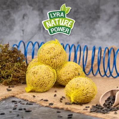 Lyra Pet® Basic Boulettes de mésanges avec filet à 90 g