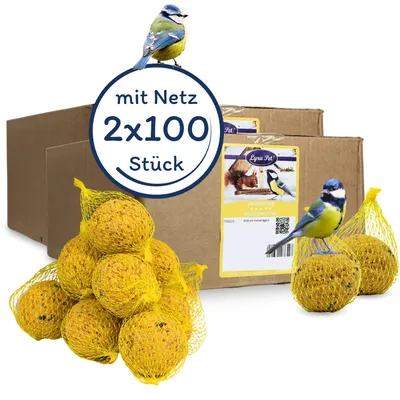 Lyra Pet® Basic Boulettes de mésanges avec filet à 90 g