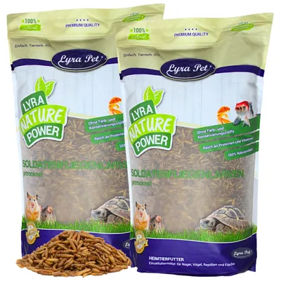Lyra Pet® Larves de mouches soldats Lyra Pet® Larves de mouches soldats