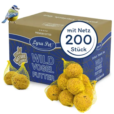 Lyra Pet® Basic Boulettes de mésanges avec filet à 90 g