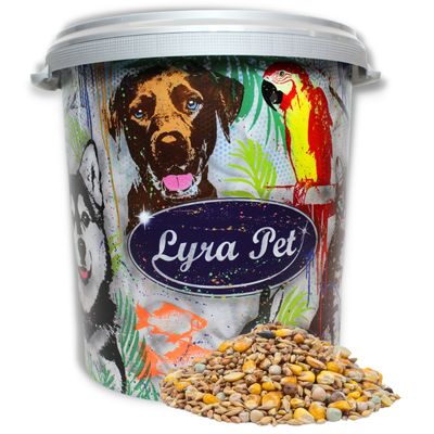 Lyra Pet® nourriture pour pigeons mélange standard 10 kg + seau de 30 L