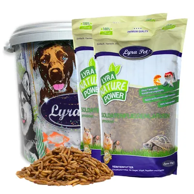 Lyra Pet® Larves de mouches soldats