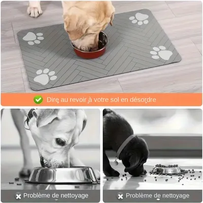 IntiMeg Tapis pour nourriture pour chien