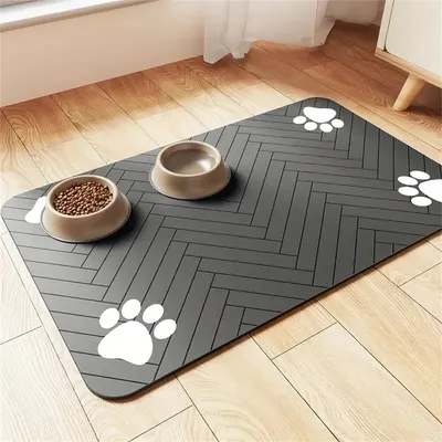 IntiMeg Tapis pour nourriture pour chien