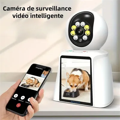 MCBOSON Cámara de seguridad WiFi para interiores HD de 3 MP